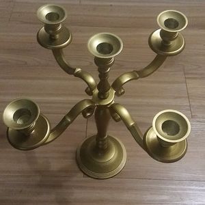 Gold Brass Candelabra
